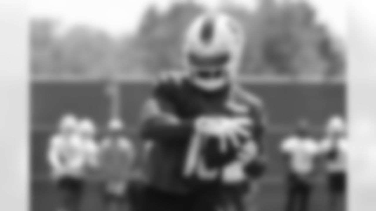 Elijah Moore (18). Buffalo Bills Mandatory Minicamp, June 11, 2025 at the Buffalo Bills Training Center.