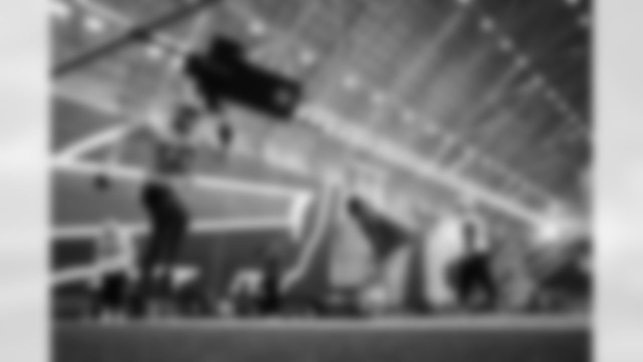 Greg Rousseau (50). Buffalo Bills Week 17 Practice, December 26, 2025 at Buffalo Bills Training Center.