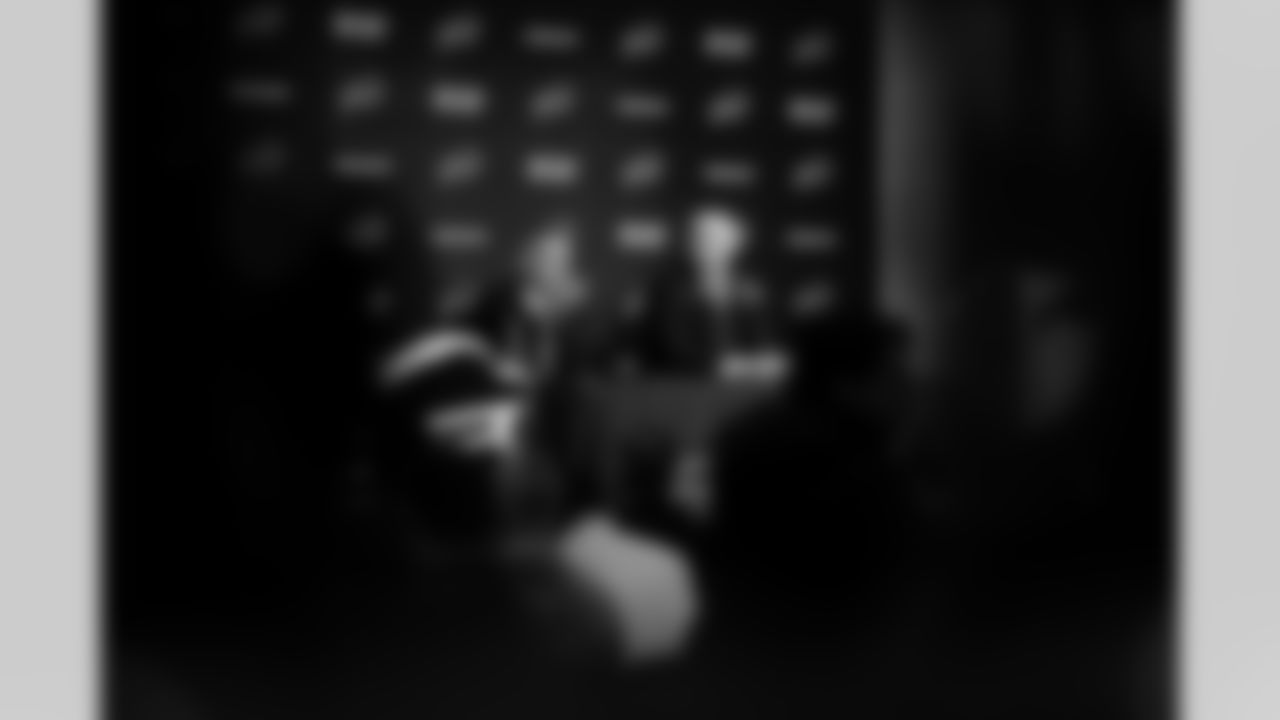 Joe Brady's Head Coach Introduction, January 29, 2026 at Buffalo Bills Training Center.