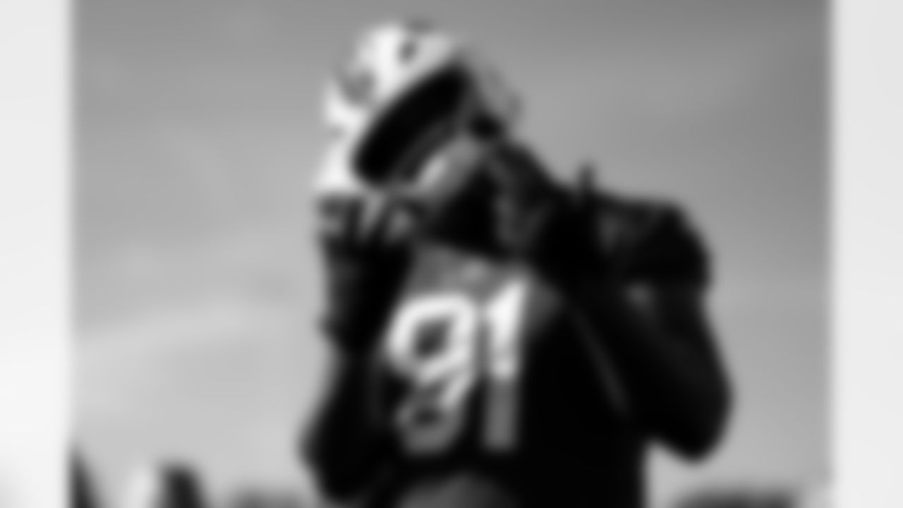 Ed Oliver (91). Buffalo Bills Week 6 Practice, October 10, 2025 at Buffalo Bills Training Center.