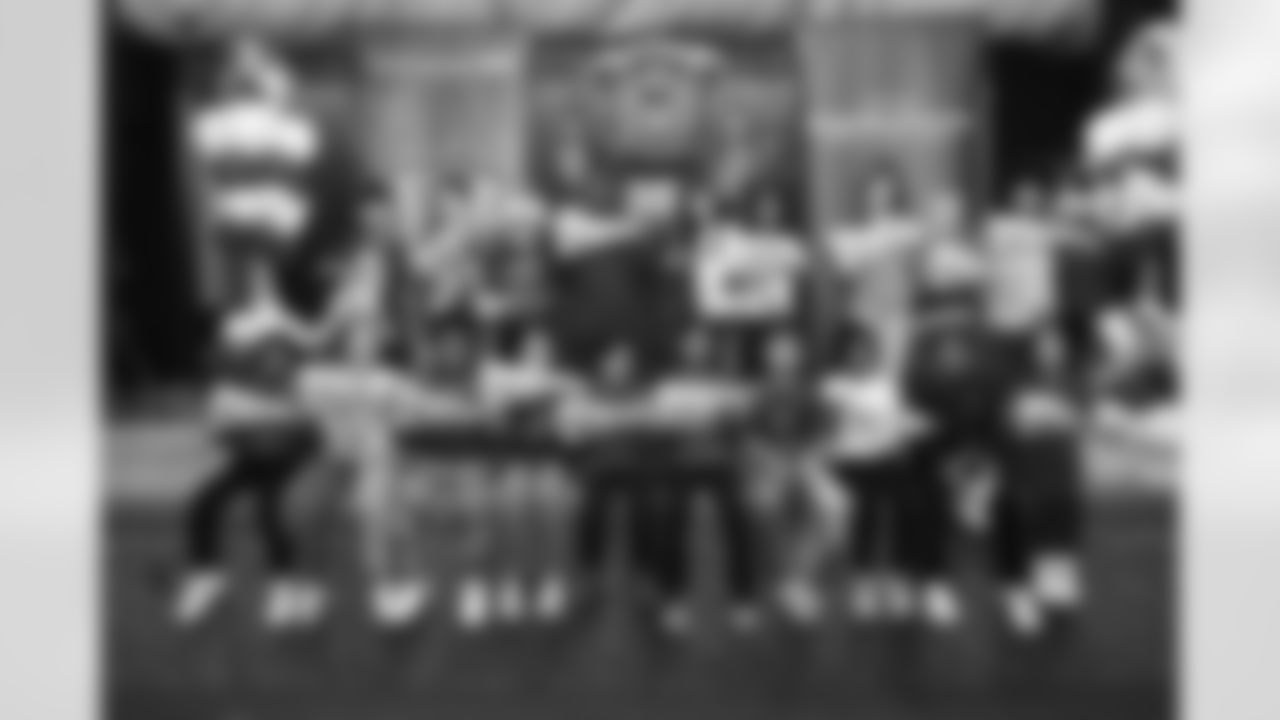 Billy Buffalo, DJ Milk, DJ Yes and Highmark host a Buffalo Bills pep rally for Heritage Heights Elementary students, November 14, 2025.