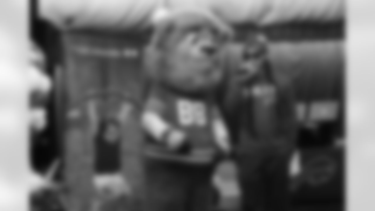 Billy Buffalo, DJ Milk, DJ Yes and Highmark host a Buffalo Bills pep rally for Heritage Heights Elementary students, November 14, 2025.