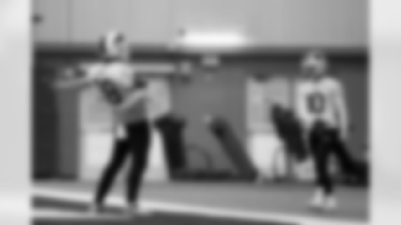 Khalil Shakir (10), Dawson Knox (88). Buffalo Bills Week 13 Practice, November 26, 2025 at Buffalo Bills Training Center.