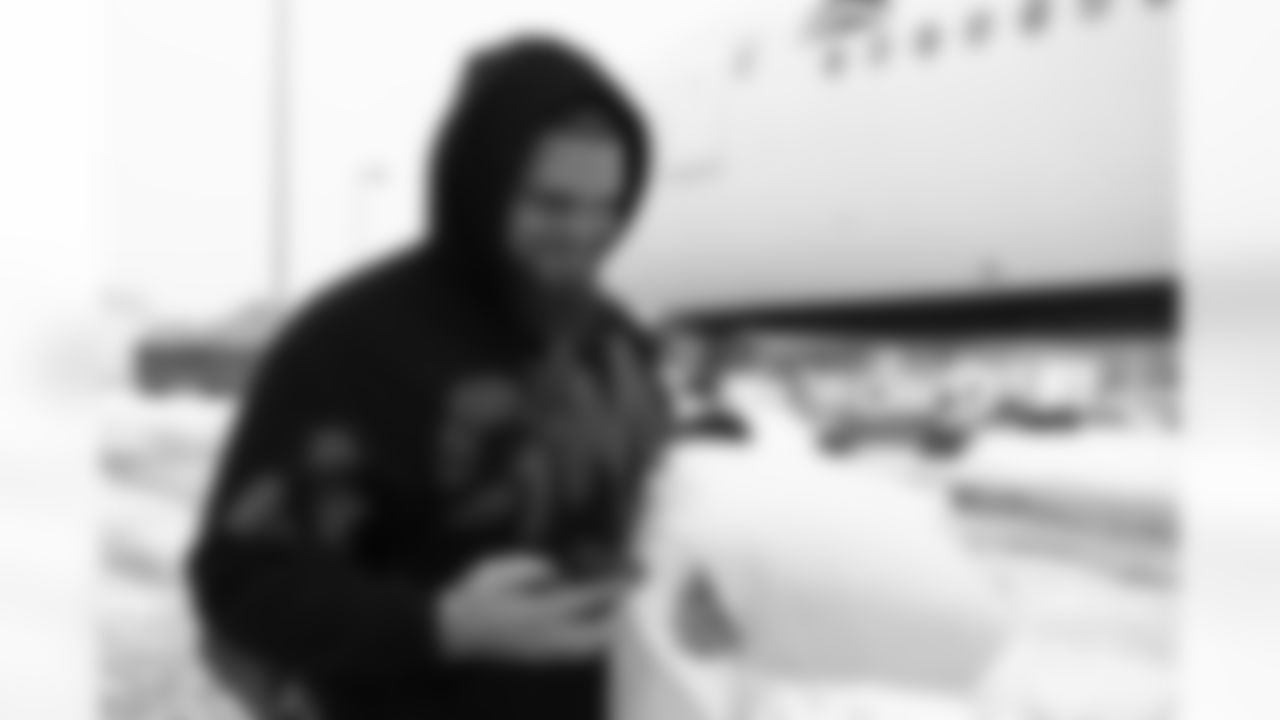 Alec Anderson (70). Buffalo Bills travel to Foxborough, December 13, 2025 at Buffalo Niagara International Airport.