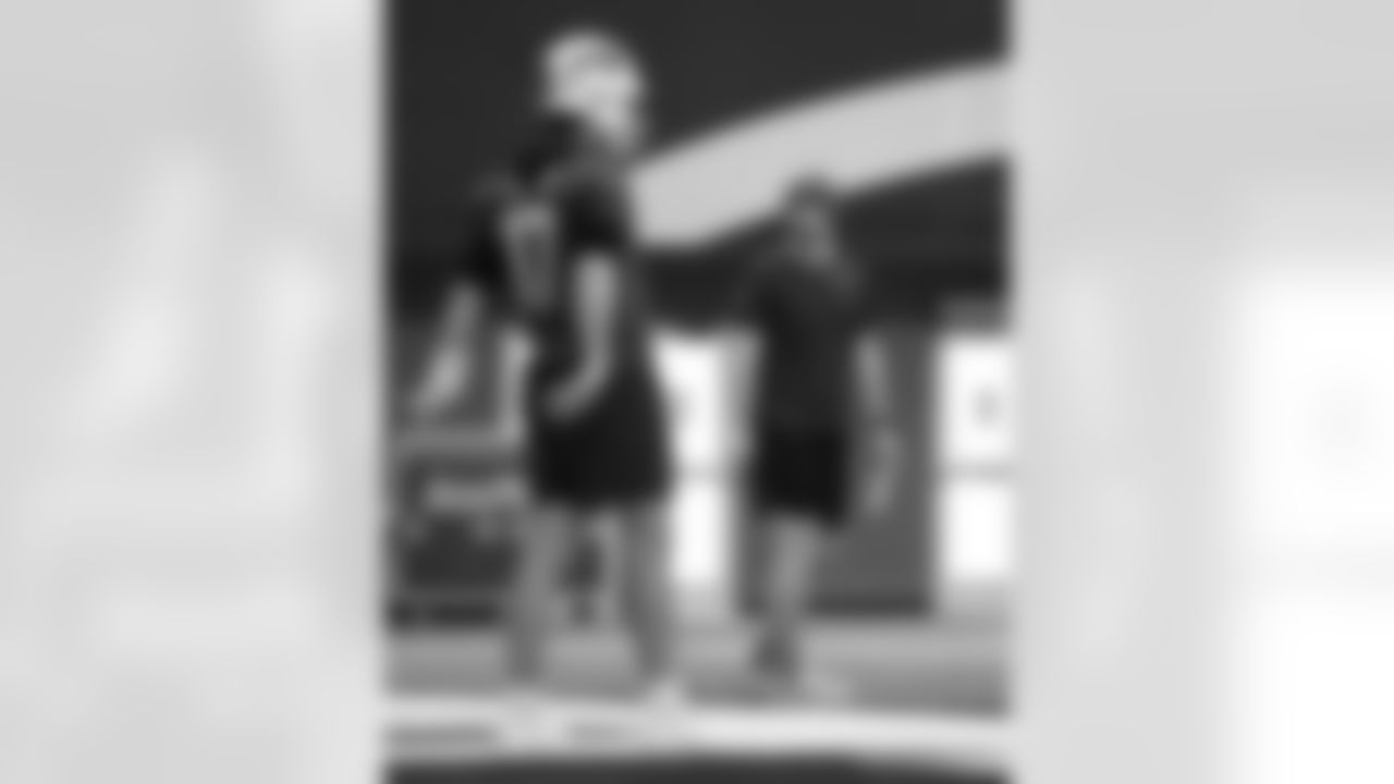 Josh Allen (17), Joe Brady. Buffalo Bills Wild Card Week Friday Practice, January 09, 2026 at Buffalo Bills Training Center.