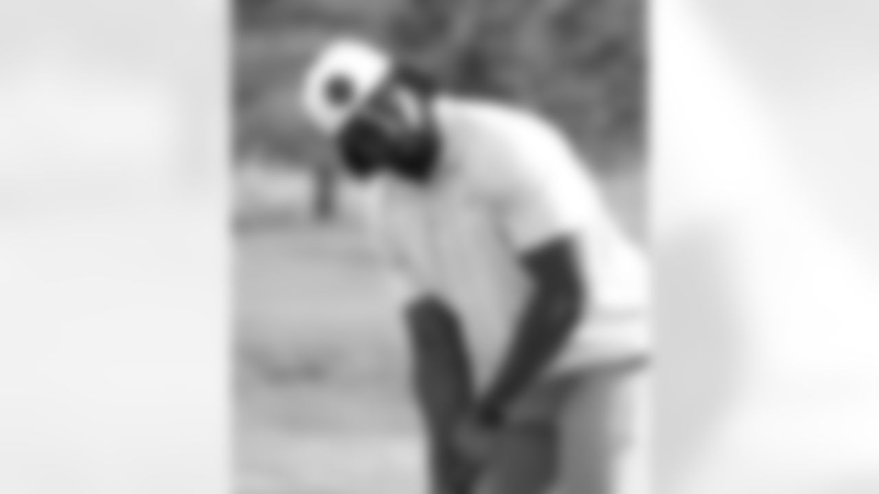 The team of AJ Epenesa, Kingsley Jonathan, Austin Johnson and Tre' McKitty. Buffalo Bills players and staff compete in the 4th Annual Buffalo Bills Scramble, May 21, 2024.