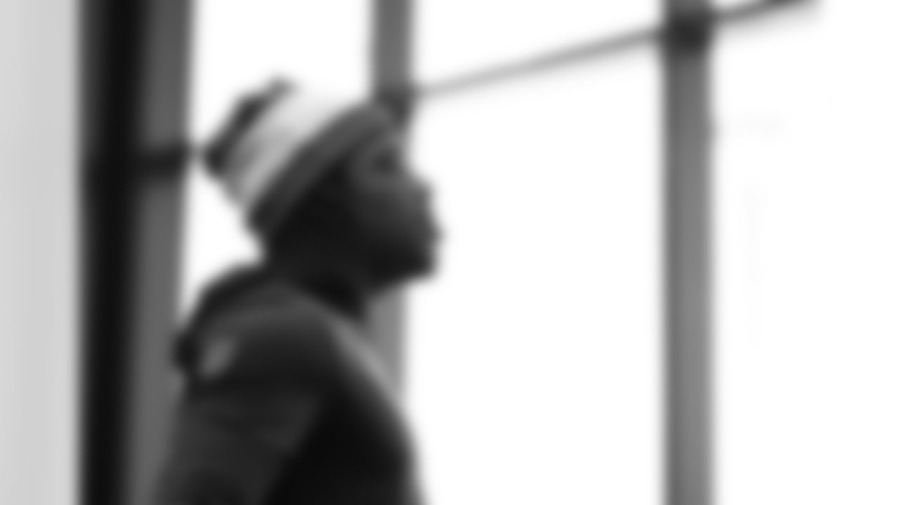 Frank Gore Jr. Buffalo Bills players train and take part in a field days competition during Phase Two of voluntary off-season workouts, May 12, 2025 at the Buffalo Bills Training Center.
