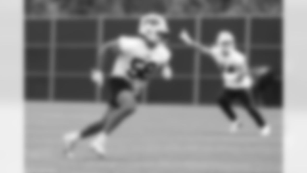 Matt Milano (58). Buffalo Bills OTA workouts, June 03, 2025 at the Buffalo Bills Training Center.