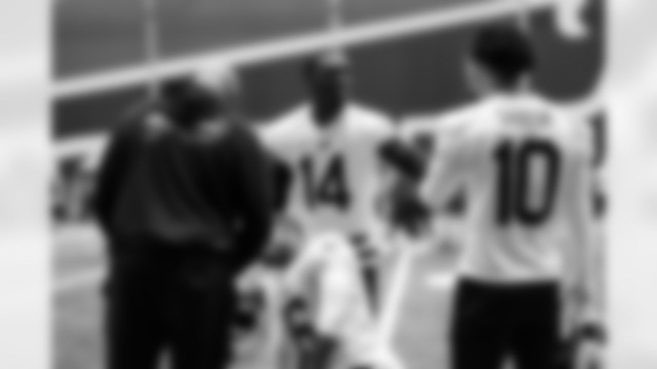 Tyrell Shavers, Khalil Shakir. Buffalo Bills Week 16 Practice, December 19, 2025 at Buffalo Bills Training Center.