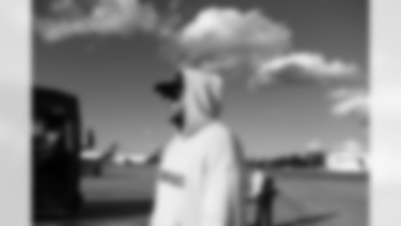 Ryan Van Demark (74). Buffalo Bills arrive in Jacksonville, January 10, 2026.