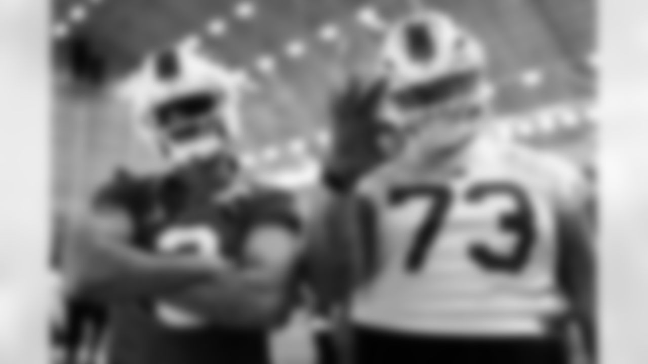 Dion Dawkins (73), Damar Hamlin (3). Buffalo Bills Divisional Round, January 15, 2026 at Buffalo Bills Training Center.