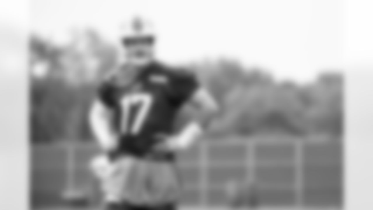 Josh Allen (17). Buffalo Bills Mandatory Minicamp, June 12, 2025 at the Buffalo Bills Training Center.