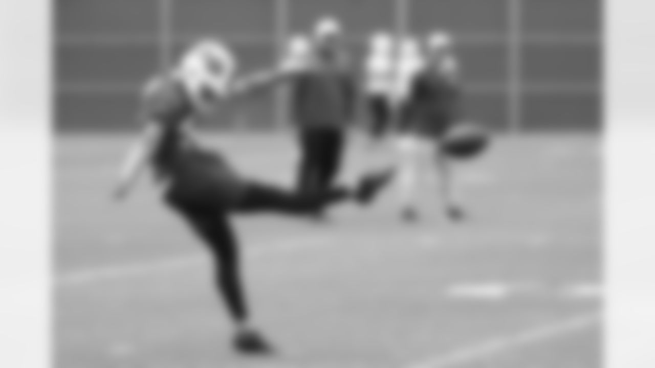 Jake Camarda (32). Buffalo Bills OTA workouts, May 27, 2025 at the Buffalo Bills Training Center.