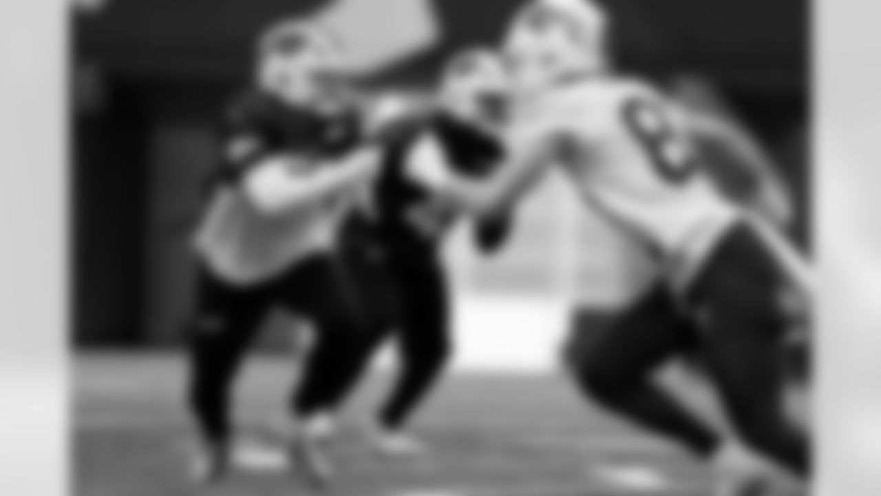 Matt Milano (58). Buffalo Bills Week 13 Practice, November 26, 2025 at Buffalo Bills Training Center.