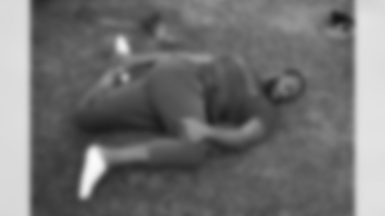 Edefuan Ulofoshio. Buffalo Bills players train during Phase Two of voluntary off-season workouts, May 7, 2025 at the Buffalo Bills Training Center.