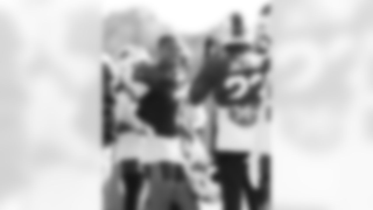 Taron Johnson (7). Buffalo Bills Training Camp, August 27, 2025 at Buffalo Bills Training Facility.