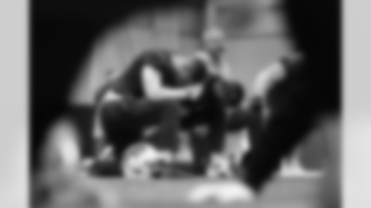 Taron Johnson (7), Len Vanden Bos, Christian Benford (47). Buffalo Bills Wild Card Week Friday Practice, January 09, 2026 at Buffalo Bills Training Center.