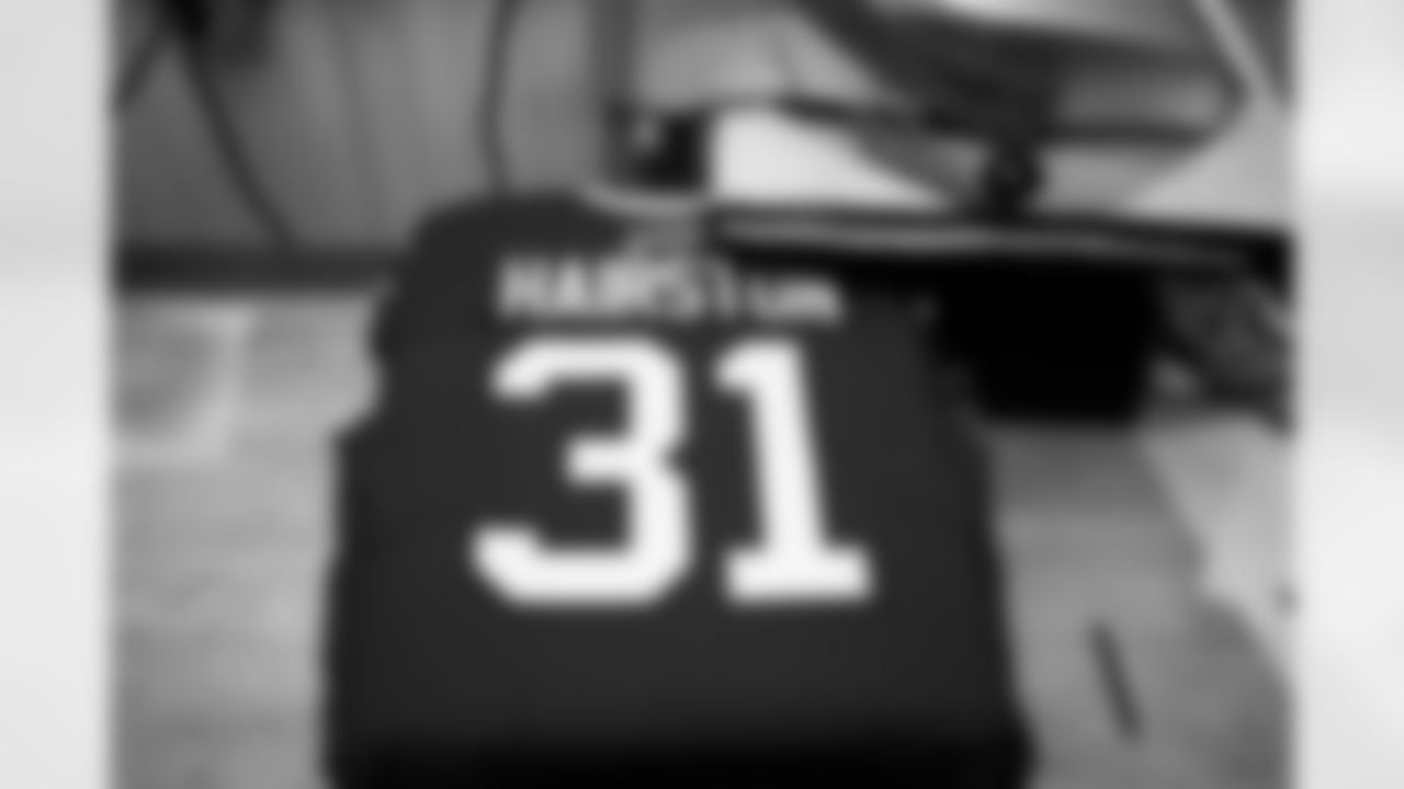 Maxwell Hairston's jersey gets stitched and heated together, April 25, 2025 at Legends.