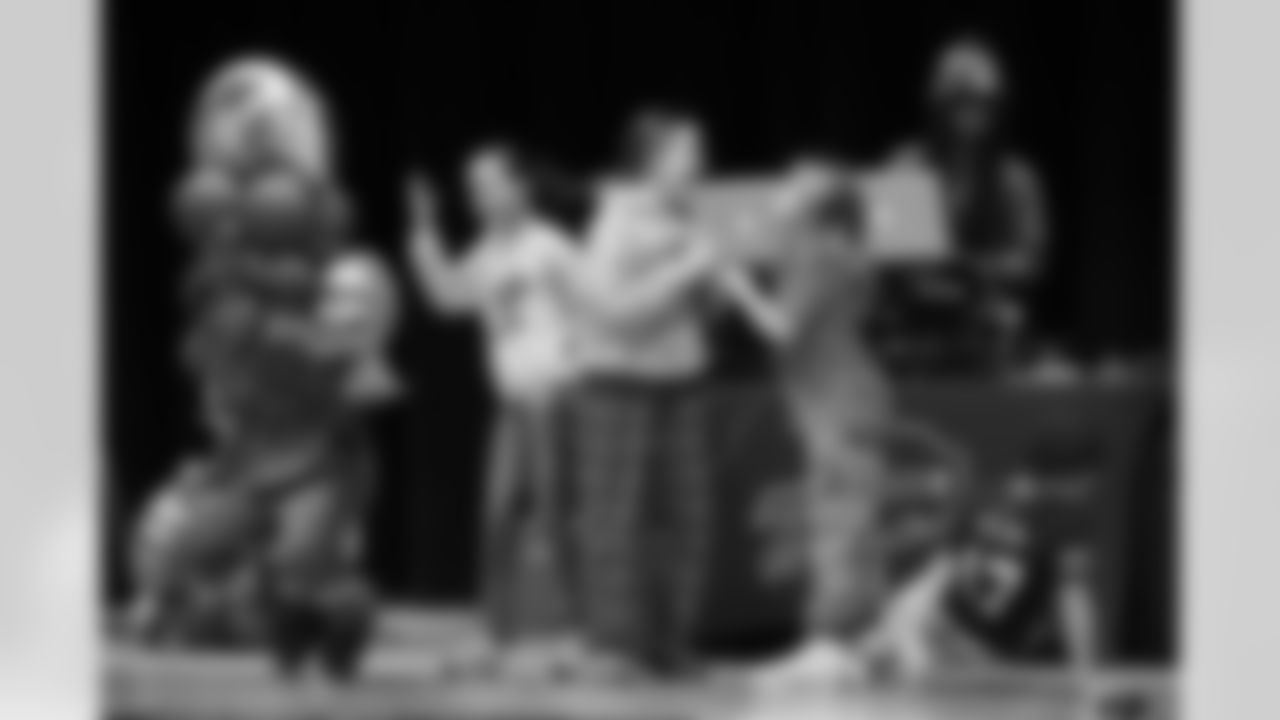 Buffalo Bills pep rally for students and staff at Windermere Boulevard Elementary School, December 19, 2025.