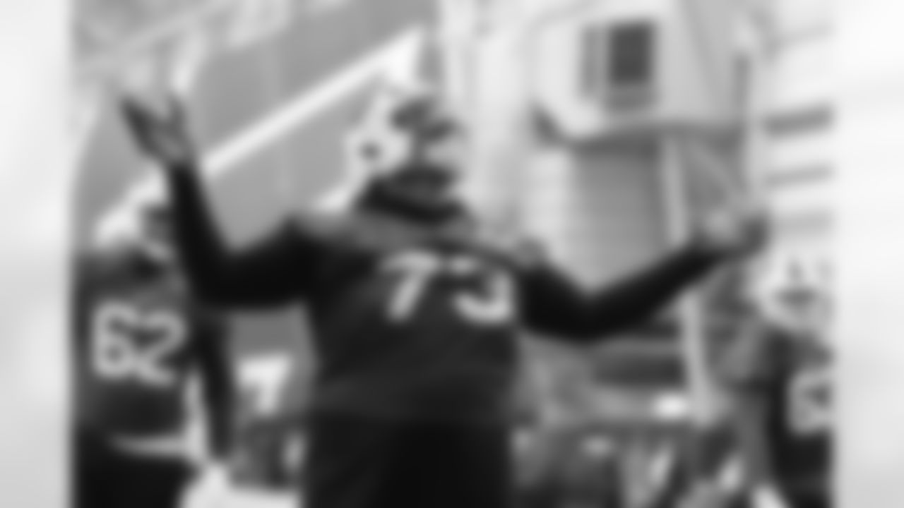 Dion Dawkins (73). Buffalo Bills Week 10 Practice, November 07, 2025 at the Buffalo Bills Training Center.