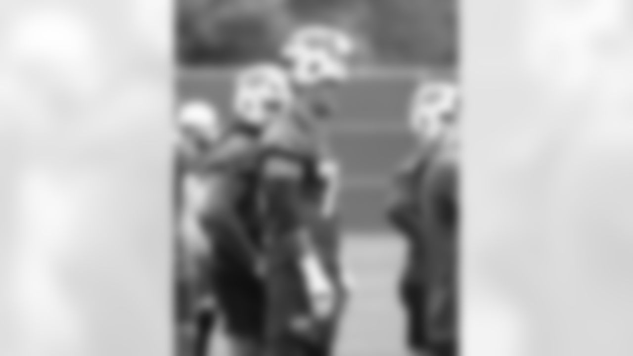 Spencer Brown (79). Buffalo Bills OTA workouts, May 27, 2025 at the Buffalo Bills Training Center.