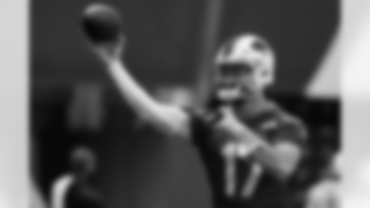 Josh Allen (17). Buffalo Bills Week 6 Practice, October 11, 2025 at Buffalo Bills Training Center.