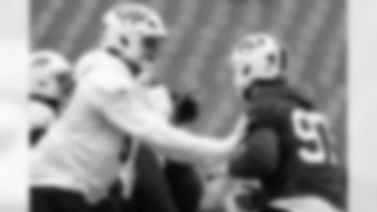 Travis Clayton (67). Buffalo Bills Week 11 Practice, November 14, 2025 at Highmark Stadium.