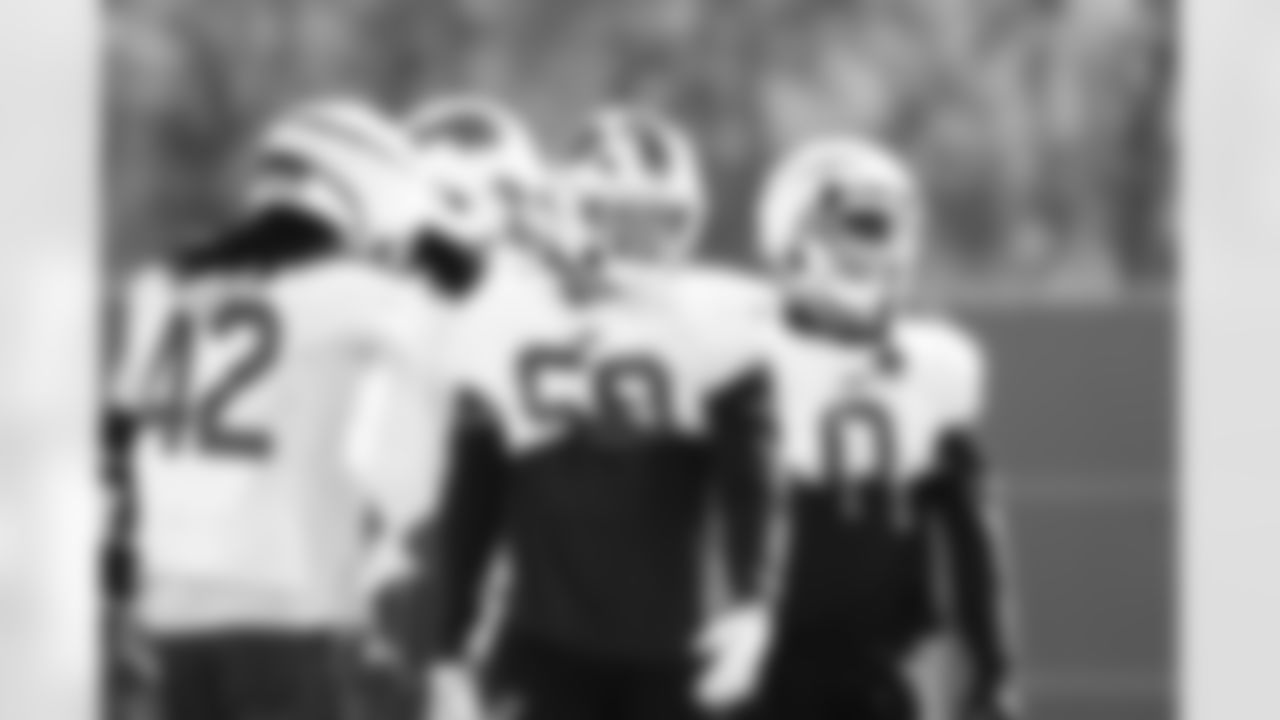 Matt Milano (58). Buffalo Bills Week 9 Practice, October 29, 2025 at the Buffalo Bills Training Center.