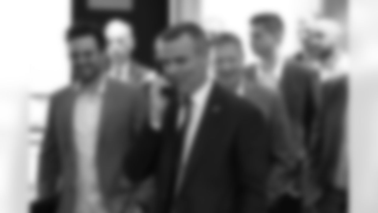 Brandon Beane. Scenes from the Buffalo Bills draft room during Round 1 of the 2025 NFL Draft at the Buffalo Bills Training Center on April 24, 2025.