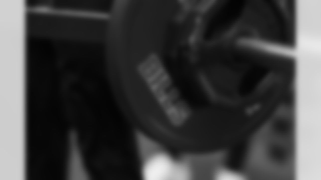Buffalo Bills begin voluntary off-season workouts in the weight room, April 16, 2024 at One Bills Drive.