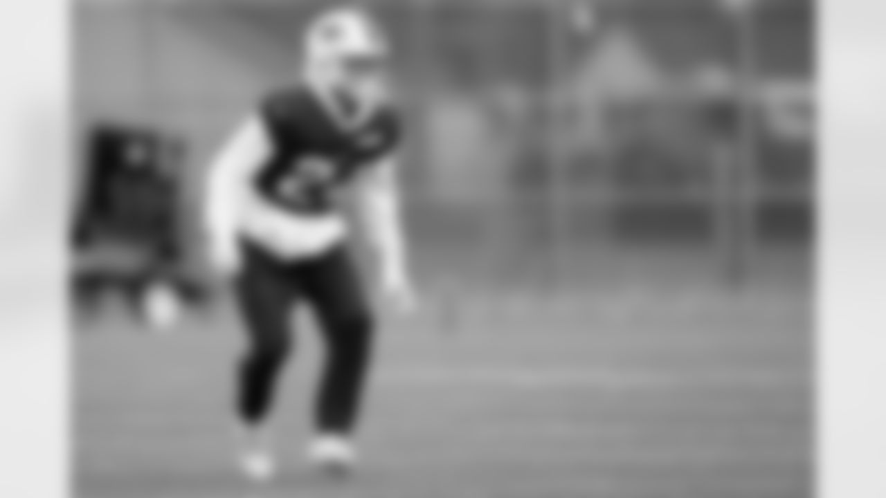 Cole Bishop (24). Buffalo Bills Week 11 Practice, November 13, 2025 at Buffalo Bills Training Center.