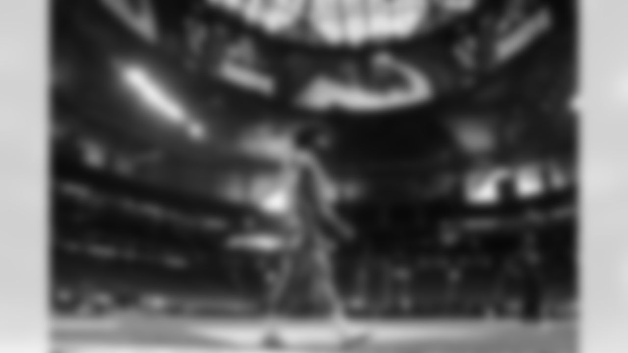 Ty Johnson (26). Atlanta Falcons vs Buffalo Bills, Regular Season, October 13, 2025 at Mercedes-Benz Stadium.