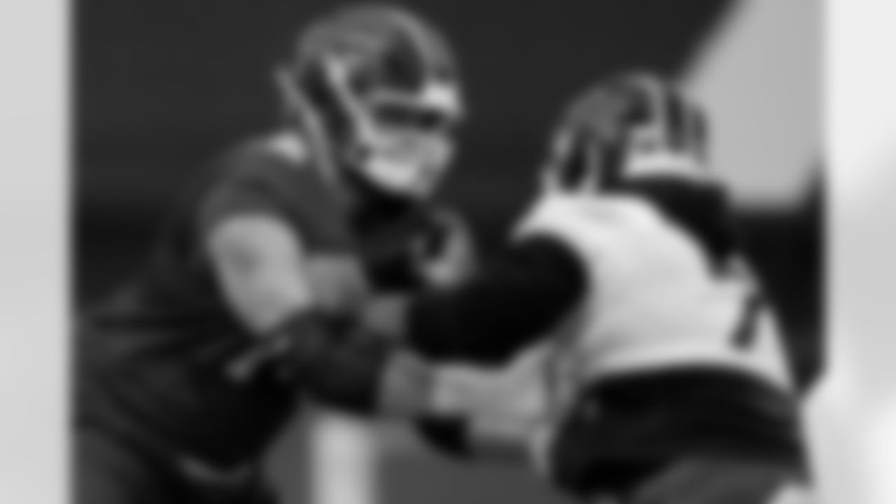 Ryan Van Demark (74). Buffalo Bills Week 18 practice, January 01, 2026 at Buffalo Bills Training Center.