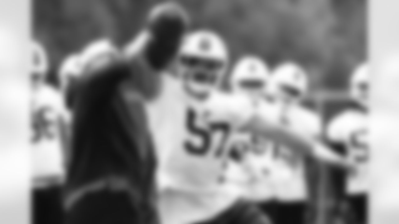 A.J. Epenesa (57). Buffalo Bills OTA workouts, June 03, 2025 at the Buffalo Bills Training Center.