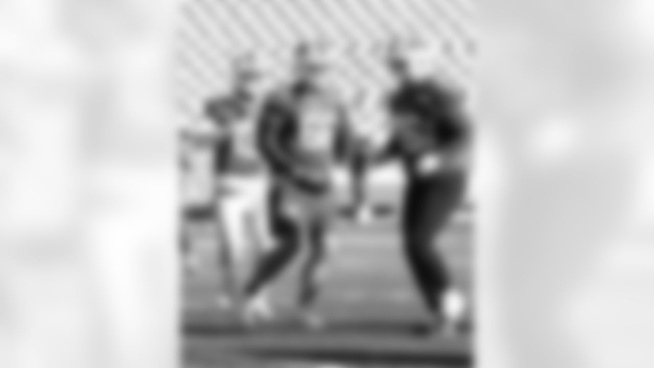 Connor McGovern (66), David Edwards (76). Buffalo Bills Week 14 Practice, December 05, 2025 at Highmark Stadium.