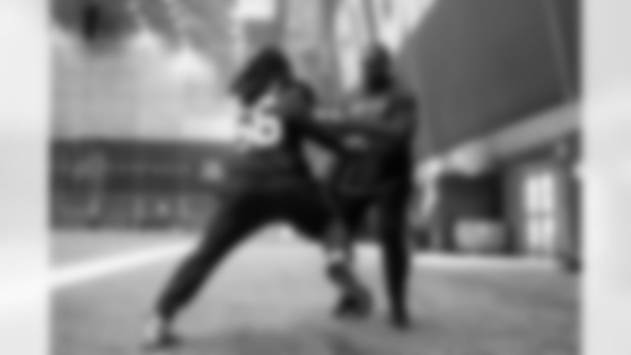 Marcus West. Buffalo Bills Week 12 Practice, November 18, 2025 at Buffalo Bills Training Center.