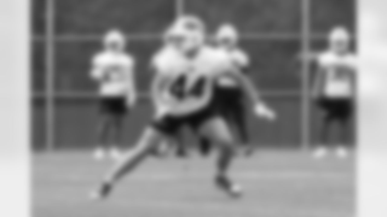 Joe Andreessen (44). Buffalo Bills OTA workouts, June 03, 2025 at the Buffalo Bills Training Center.