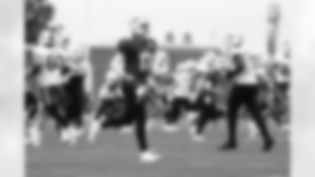 Josh Allen (17). Buffalo Bills Training Camp, August 20, 2025 at Buffalo Bills Training Facility.