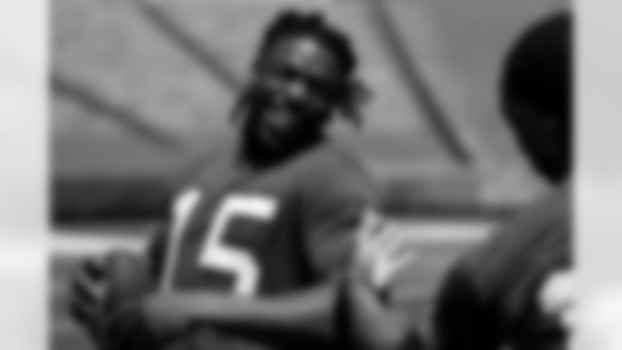 Laviska Shenault Jr. (15). Buffalo Bills and Wegmans Play 60, May 16, 2025 at Highmark Stadium.