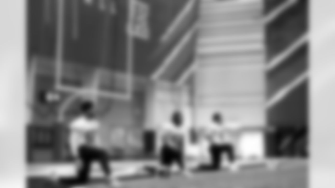 Tylan Grable (68). Buffalo Bills Wild Card Week Thursday Practice, January 08, 2026 at Buffalo Bills Training Center.