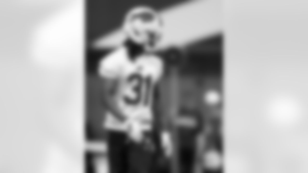 Maxwell Hairston (31). Buffalo Bills Week 9 Practice, October 31, 2025 at Buffalo Bills Training Center.