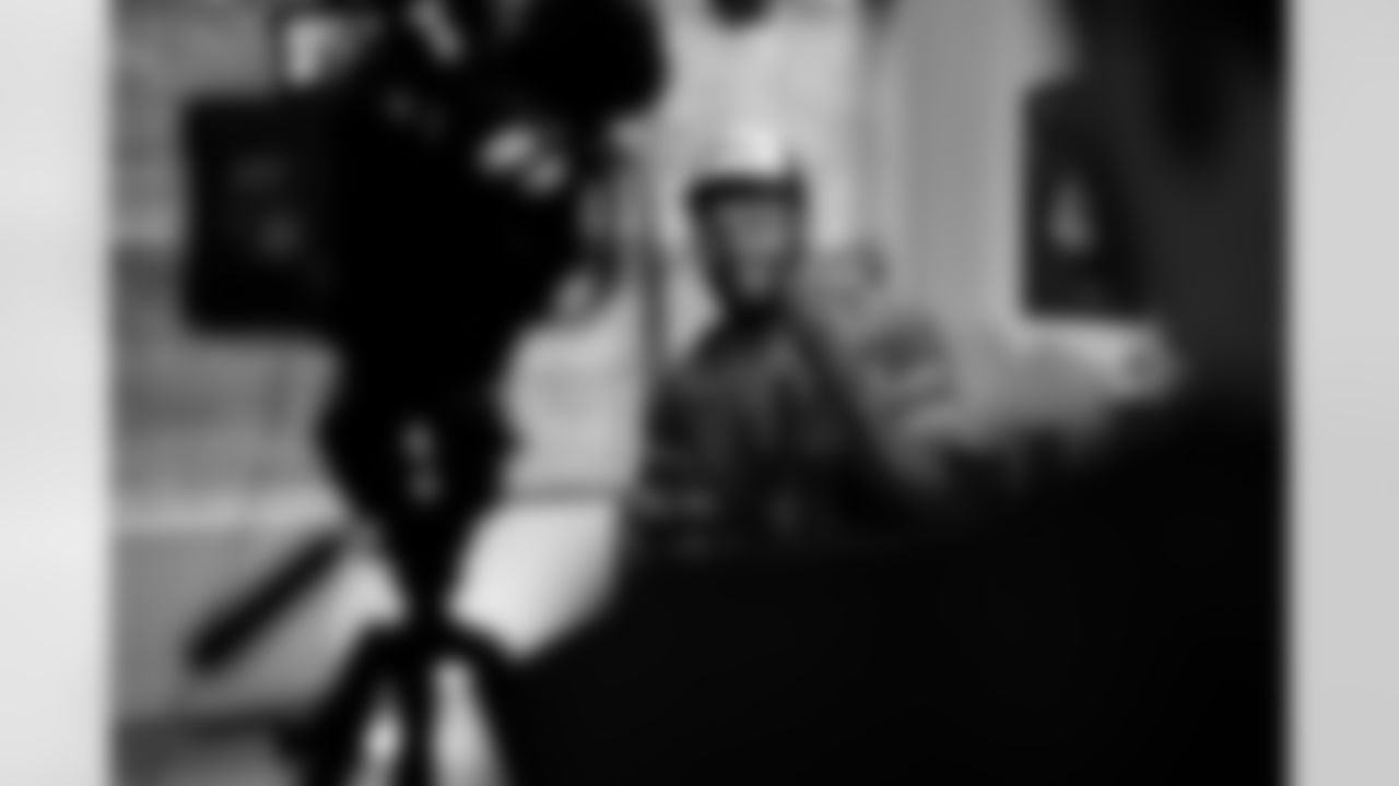 Christian Benford sits for his Beyond Blue & Red interview, April 07, 2025 in Owens Mills, Maryland.