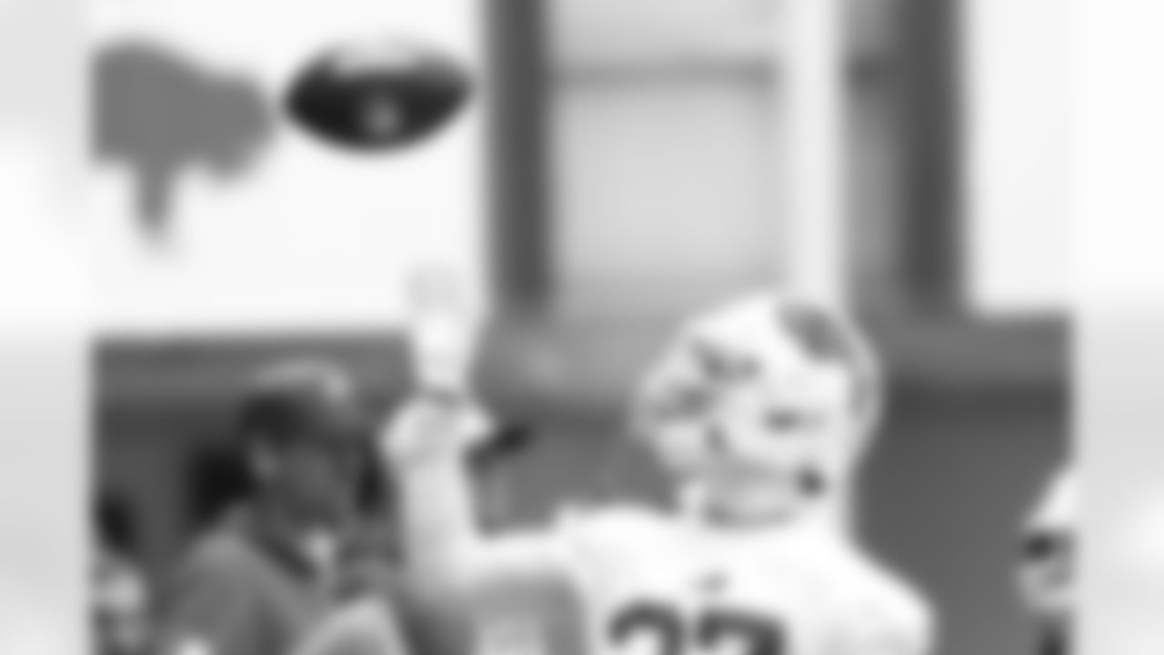 Jordan Hancock (37). Buffalo Bills Week 10 Practice, November 07, 2025 at the Buffalo Bills Training Center.