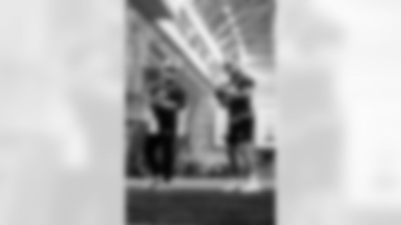 Josh Allen, Shane Buechele. Buffalo Bills Week 16 Practice, December 19, 2025 at Buffalo Bills Training Center.