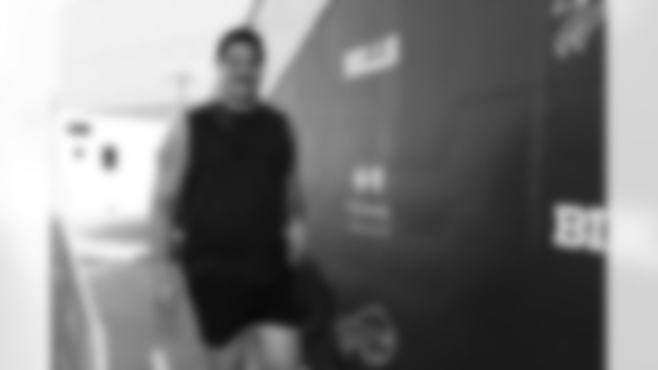 Connor McGovern (66). Buffalo Bills vs Miami Dolphins, Regular Season, September 18, 2025 at Highmark Stadium.