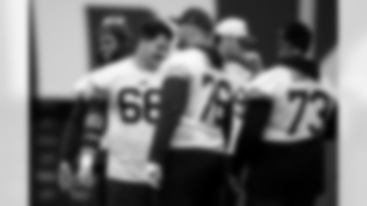 Connor McGovern (66). Buffalo Bills Week 11 Practice, November 12, 2025 at Buffalo Bills Training Center.