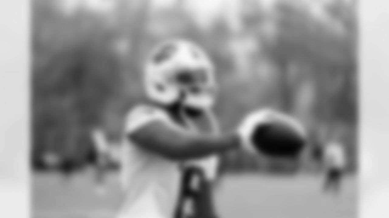 Elijah Moore (18). Buffalo Bills Week 8 Practice, October 24, 2025 at Buffalo Bills Training Center.