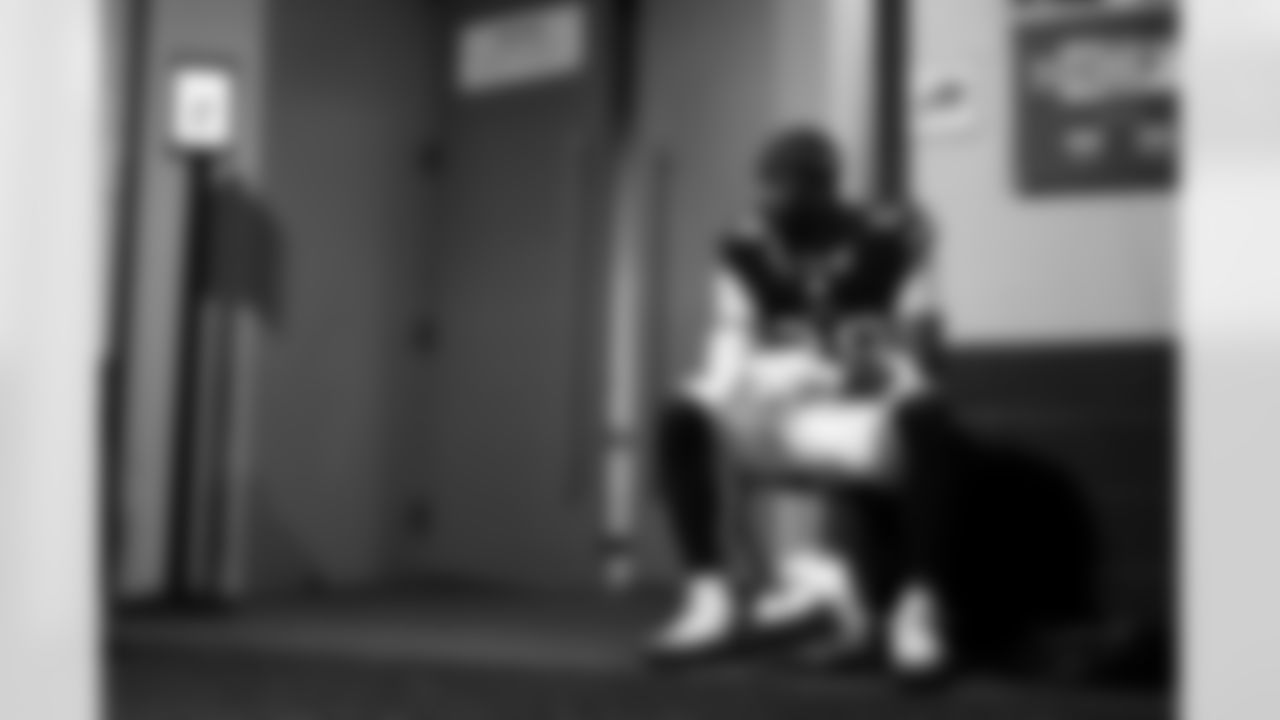 Sam Franklin Jr. (28). Miami Dolphins vs Buffalo Bills, Regular Season, November 09, 2025 at Hard Rock Stadium.