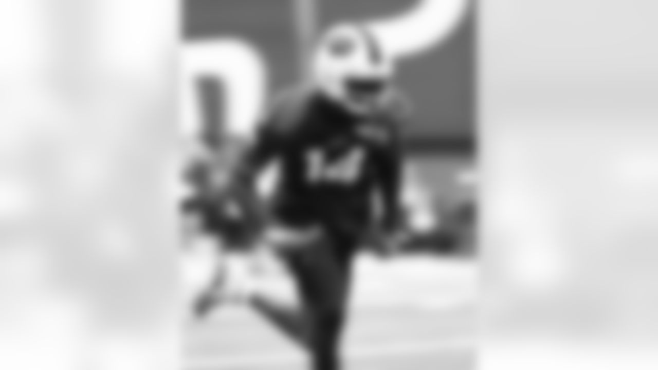 Tyrell Shavers (14). Buffalo Bills Week 9 Practice, October 30, 2025 at the Buffalo Bills Training Center.