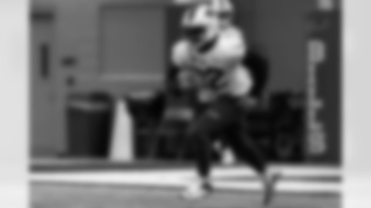 Ray Davis (22). Buffalo Bills Week 6 Practice, October 11, 2025 at Buffalo Bills Training Center.